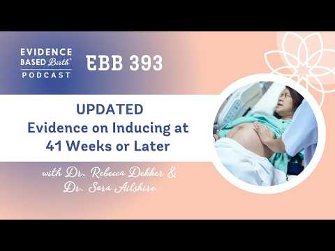 Video thumbnail: Induction at 41 weeks or later: understanding the discussion